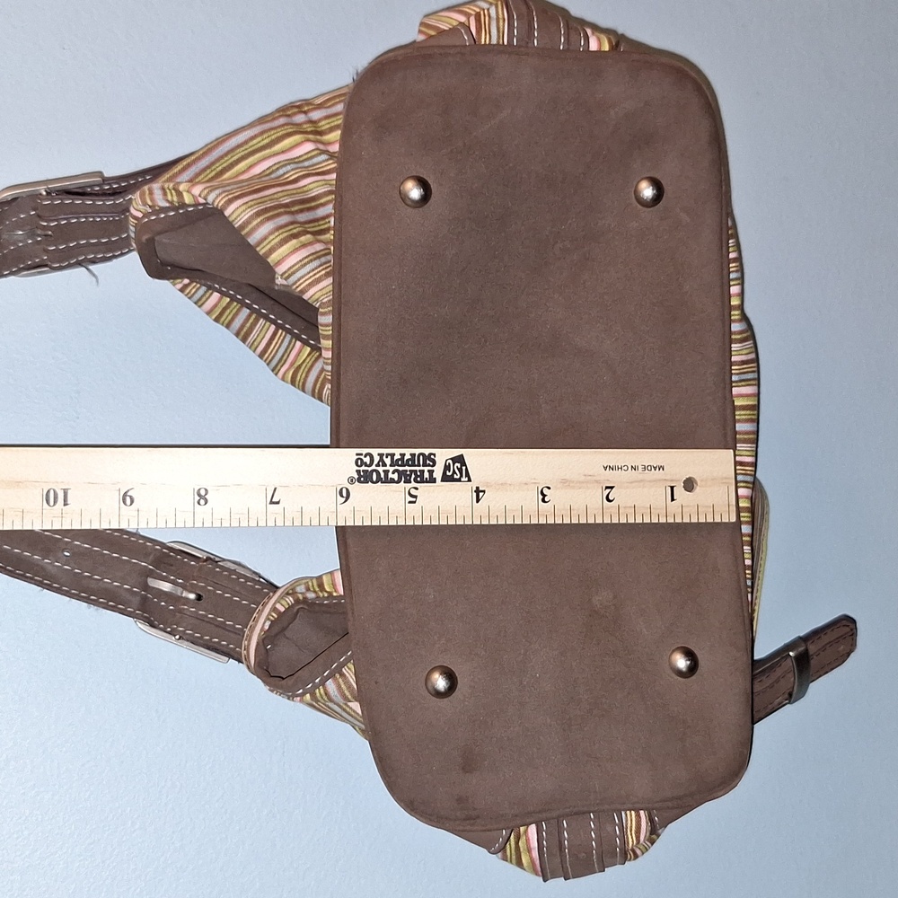 π 4 piece Longaberger bags set. Hobo, cell cosmetics, tote. Striped. - Picture 12 of 17